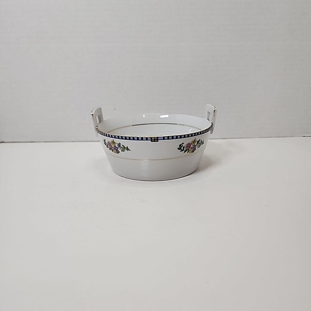 Vtg Noritake China "SHERIDAN" Handled Butter Tub, S Serving Bowl Porcelain Japan